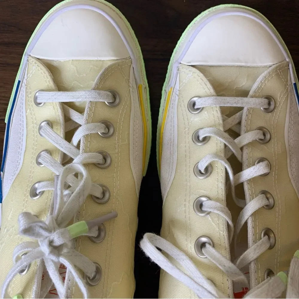 Pigalle x Converse Chuck 70 Low 'Barely Volt Sneakers Men’s Size 11.5/Women 13.5